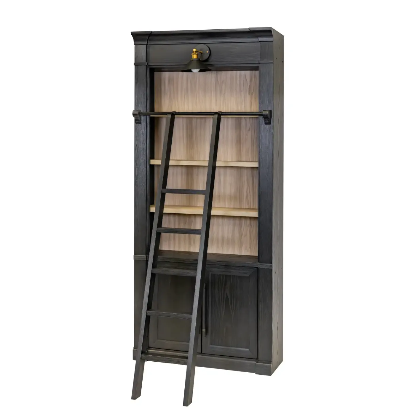 Abbot Place 94" Tall Bookcase & Ladder Bookcases & File Cabinets