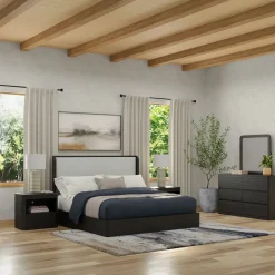 Online Aiden King Bed, Dresser, Mirror, Night Stand All Modern Living Items|Bedroom