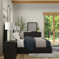 Online Aiden King Bed, Dresser, Mirror, Night Stand All Modern Living Items|Bedroom