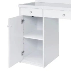Hot Anisa 7 Drawer Vanity with Lighted Mirror Vanities|Kids Desks & Chairs