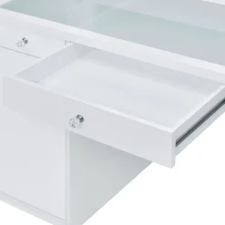 Hot Anisa 7 Drawer Vanity with Lighted Mirror Vanities|Kids Desks & Chairs