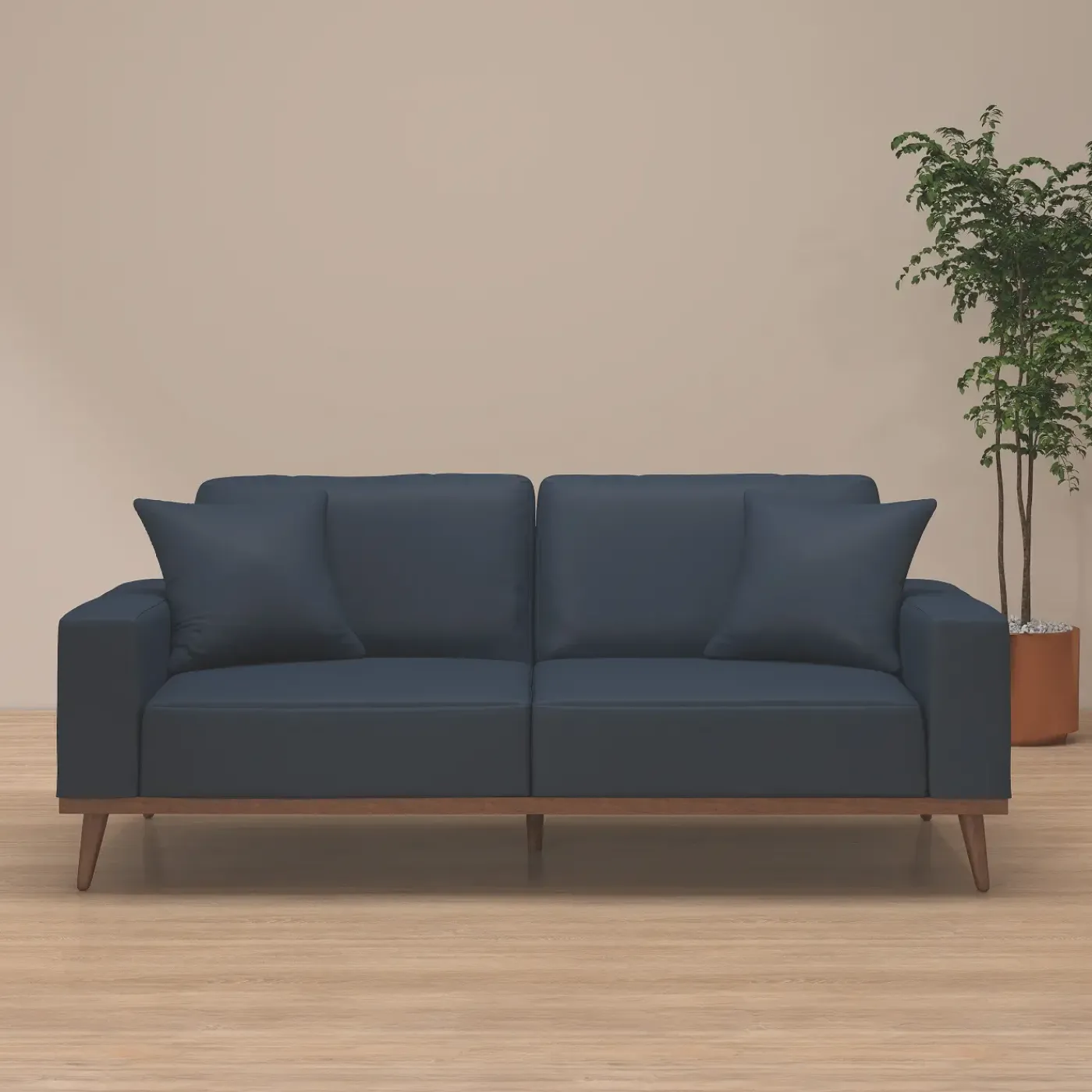 Discount Ava Sofa with 2 Pillows Sofas & Couches|Leather Sofas