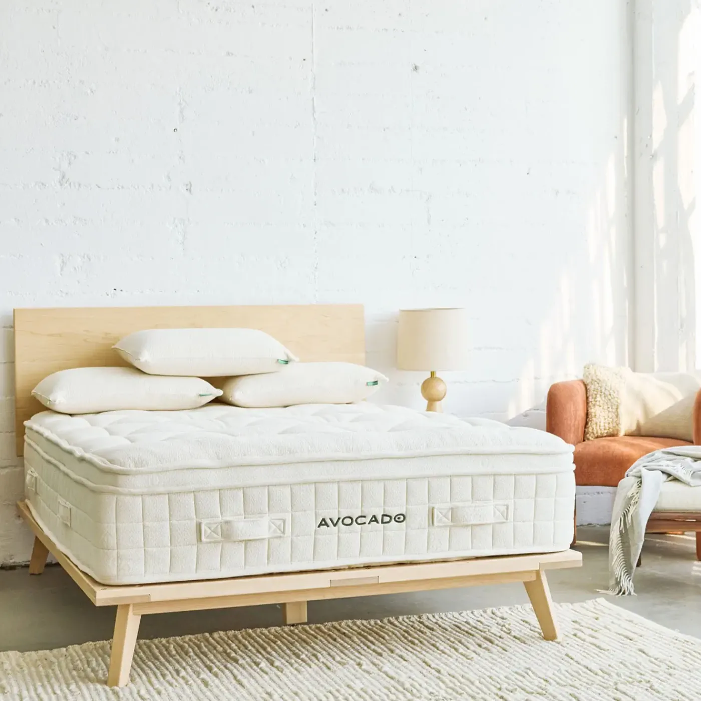 Avocado Luxury Organic Medium Eastern King Mattress Eastern King Mattresses