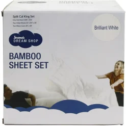 New Bamboo Split California King Sheet Set Sheets & Mattress Protectors