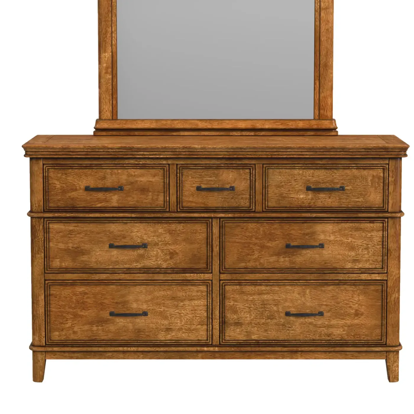 Clearance Bandit Panel Bedroom Set-New! Queen Bed, Dresser, Mirror & Nightstand Bedroom Sets