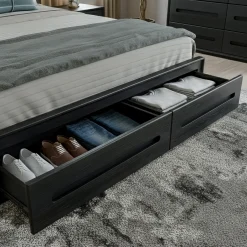 Outlet Becket Storage Bedroom Set-New! Queen Storage Bed, Dresser, Mirror, Nightstand Bedroom Sets