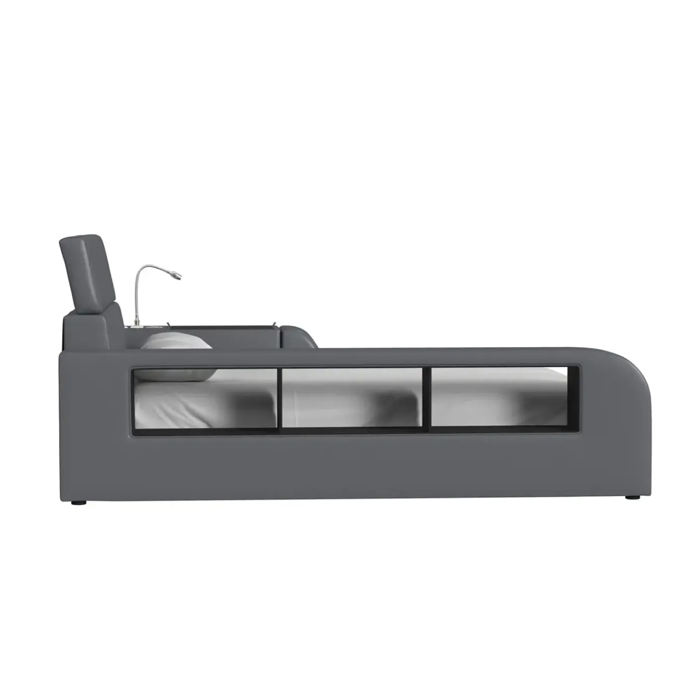 Blaine Modular Full Bed with Built-in Nightstand, Lounge Chair & Bookcase Full Beds|Kids Beds & Headboards