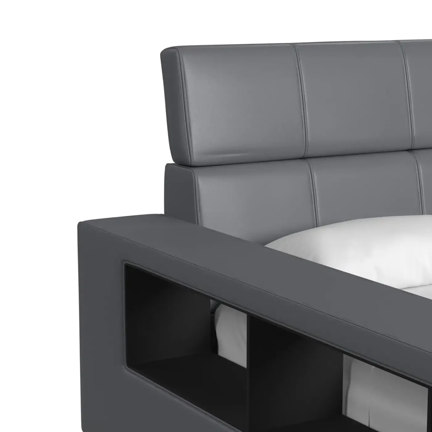 Blaine Modular Full Bed with Built-in Nightstand, Lounge Chair & Bookcase Full Beds|Kids Beds & Headboards