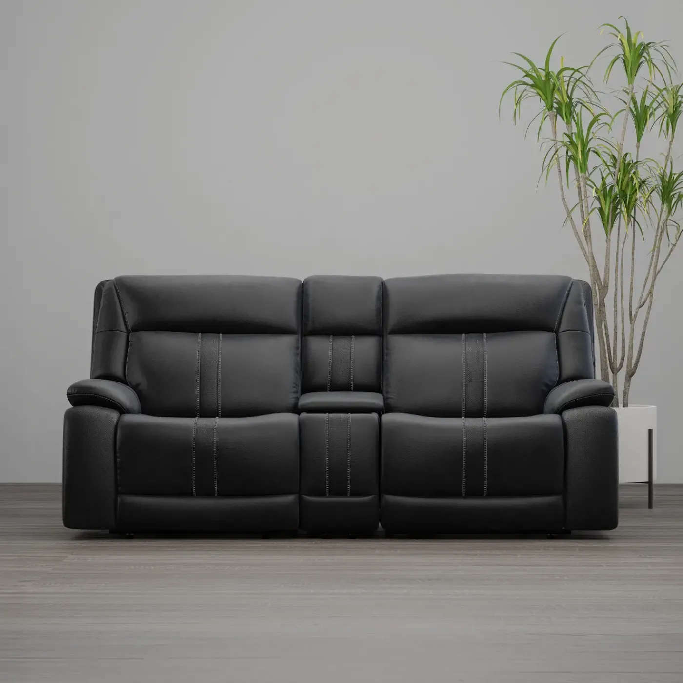 Sale Blockbuster 3pc Immersive Sound Power Loveseat w/heat and massage Loveseats|Reclining Furniture