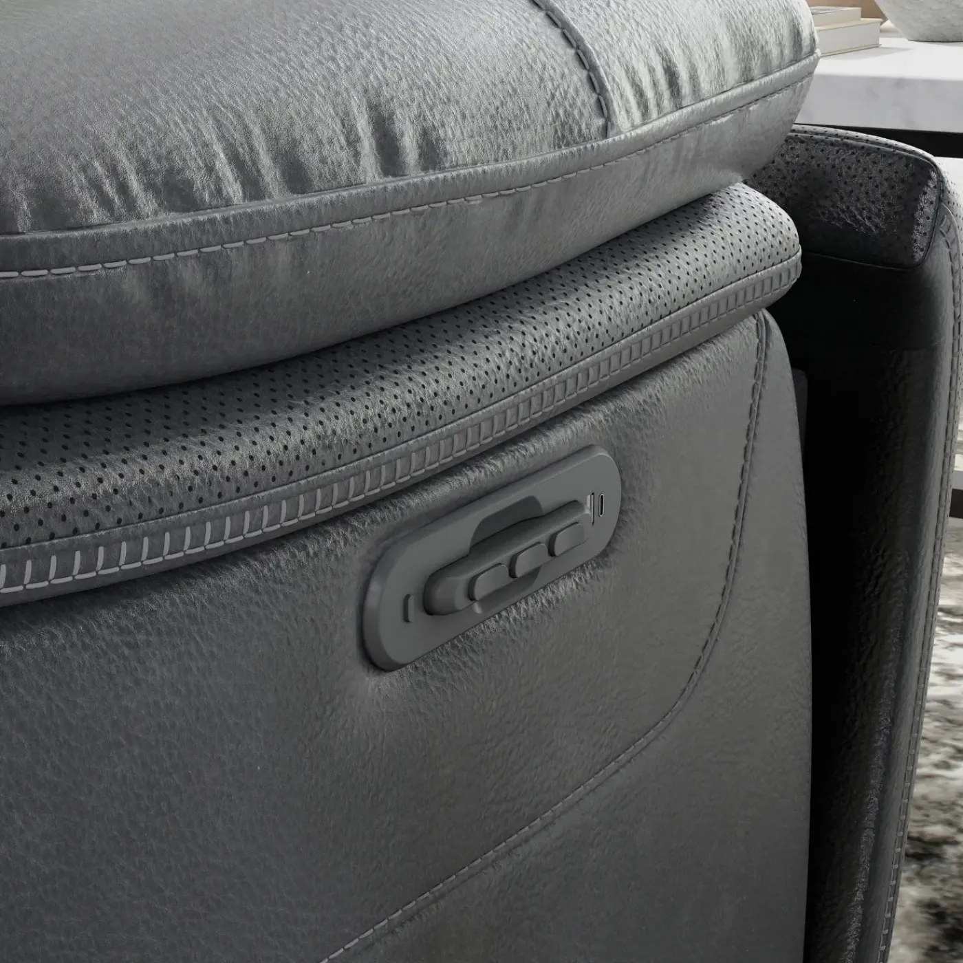 Best Blockbuster P3 Zg Leather Recliner with Immersive Sound & Heat and Massage Chairs