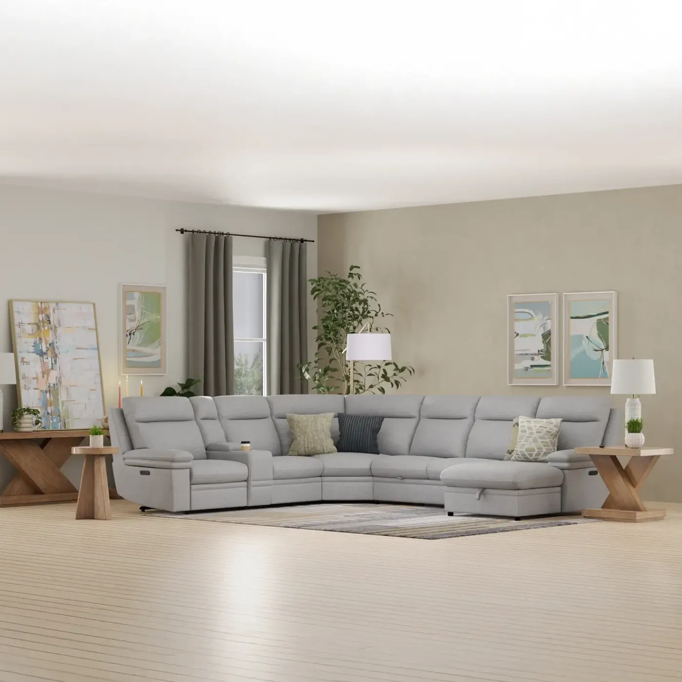 Outlet Boyd Modular Sectional Living Room Sets|Sectionals