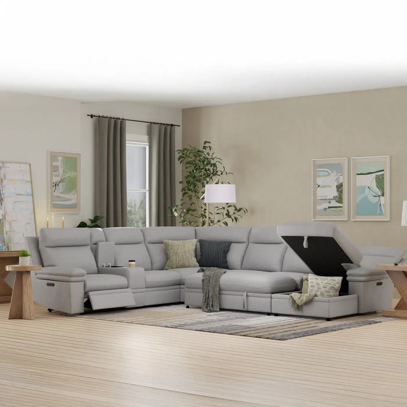 Outlet Boyd Modular Sectional Living Room Sets|Sectionals