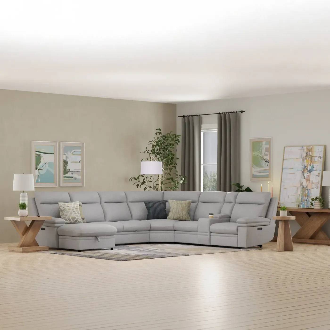 Hot Boyd 6pc Sectional Living Room Sets