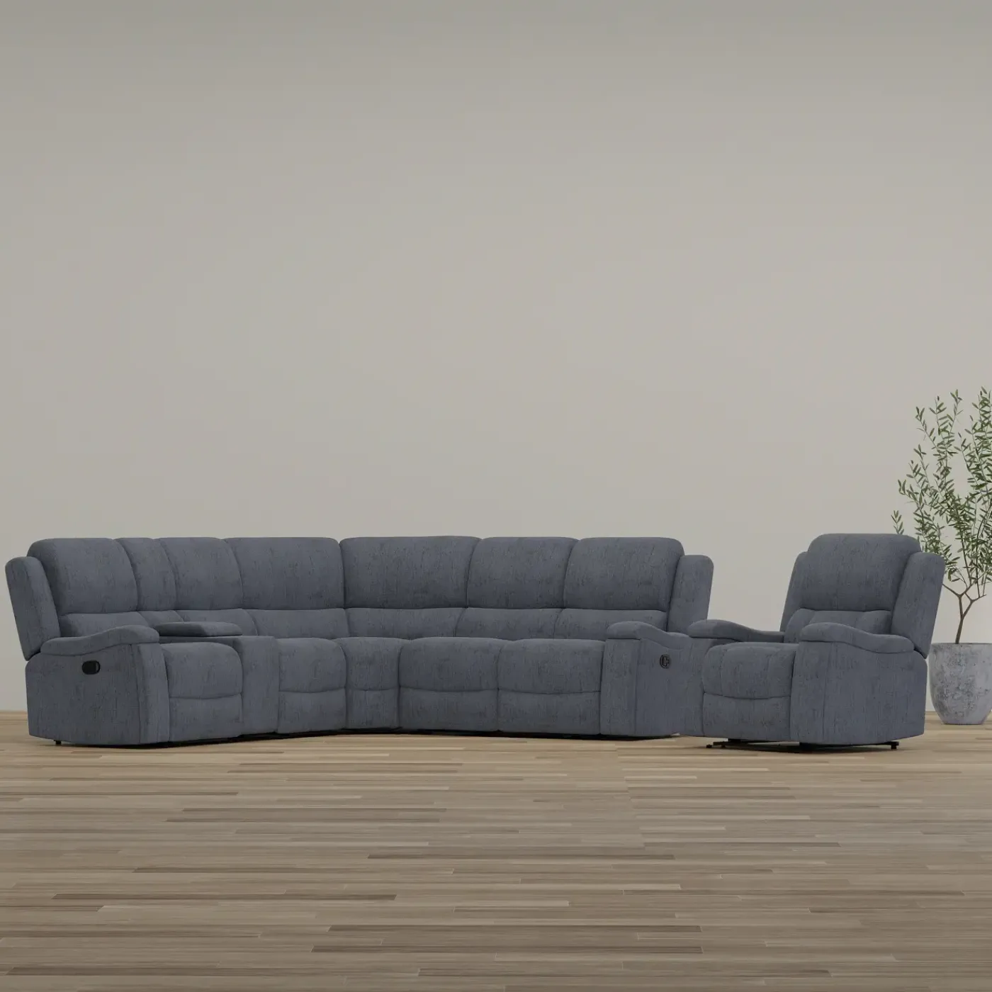 Discount Braxton Reclining Sectional & Recliner Living Room Sets|Sectionals