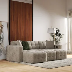New Brynn 3pc Sofa Chaise Sectionals|Sleeper Sofas