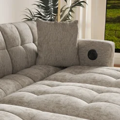New Brynn 3pc Sofa Chaise Sectionals|Sleeper Sofas