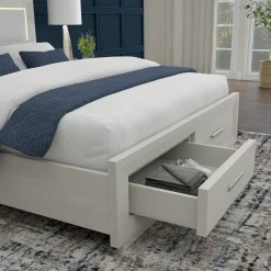 Outlet Burbank King Storage Bed With LED Lights Bedroom|All Outlet & Clearance Items