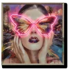 Hot Butterfly Woman w/LED Lights Wall Art Kids Accessories|Wall Art