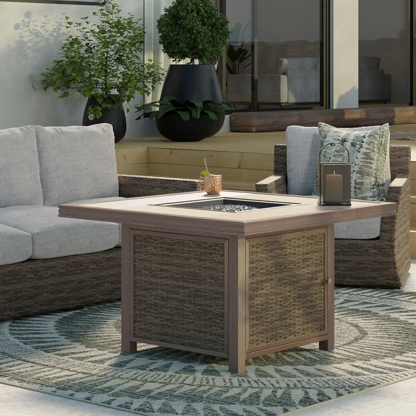 Clearance Cabo Outdoor Firepit Outdoor Dining|Outdoor Seating