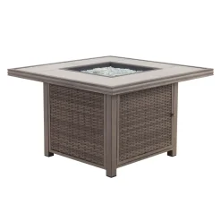 Hot Cabo 5pc Fire Chat: Firepit+4 Lounge Chairs Outdoor Seating|Outdoor Furniture Sets