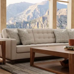 Best Calvin 2pc Sectional with RAF Chaise Sectionals