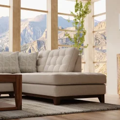 Best Calvin 2pc Sectional with RAF Chaise Sectionals