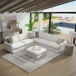 Best Camden 5pc Sectional Living Room Sets|Sectionals