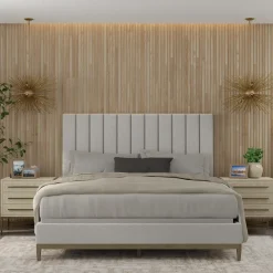 Clearance Cascade California King Cascade Upholstered Bed All Premier Items|Bedroom