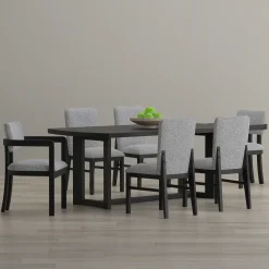 Outlet Cassidy Rectangular Dining Table, 4 Side Chairs, & 2 Arm Chairs Dining Room Sets|All Modern Living Items