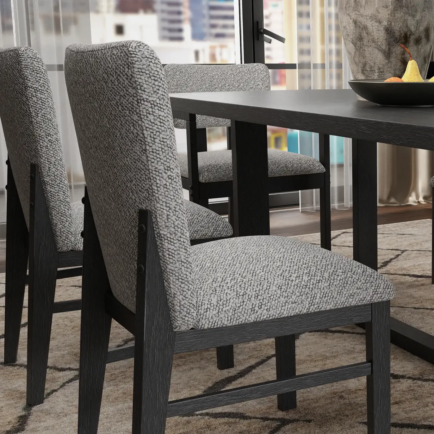 Outlet Cassidy Rectangular Dining Table, 4 Side Chairs, & 2 Arm Chairs Dining Room Sets|All Modern Living Items
