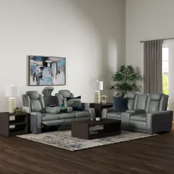 Discount Cinema-New! Buy the Power Reclining Sofa, Get the Power Reclining Loveseat Free Living Room Sets