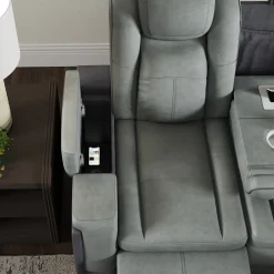 Discount Cinema-New! Buy the Power Reclining Sofa, Get the Power Reclining Loveseat Free Living Room Sets