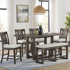 Discount Clemson Espresso Counter Set-New! Dining Room Sets