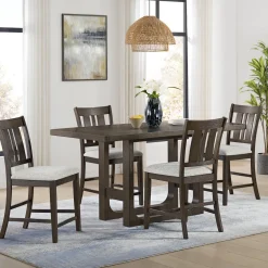 Clearance Clemson 5pc Counter Set: Counter Table & 4 Stools Dining Room Sets