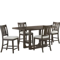 Clearance Clemson 5pc Counter Set: Counter Table & 4 Stools Dining Room Sets
