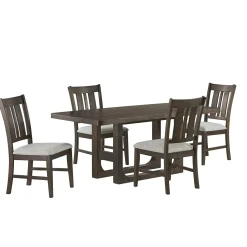 Best Clemson 5pc Dining Set: Table & 4 Side Chairs Dining Room Sets