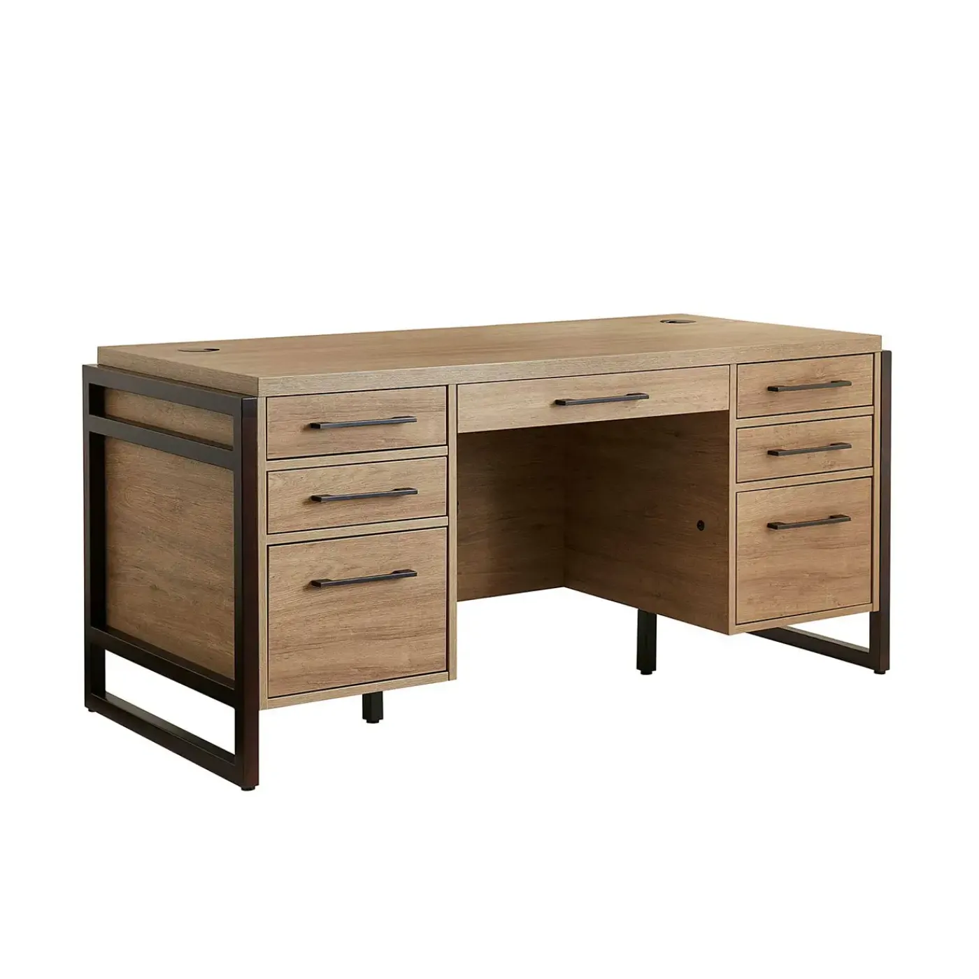 Colby Double Pedestal Desk Desks