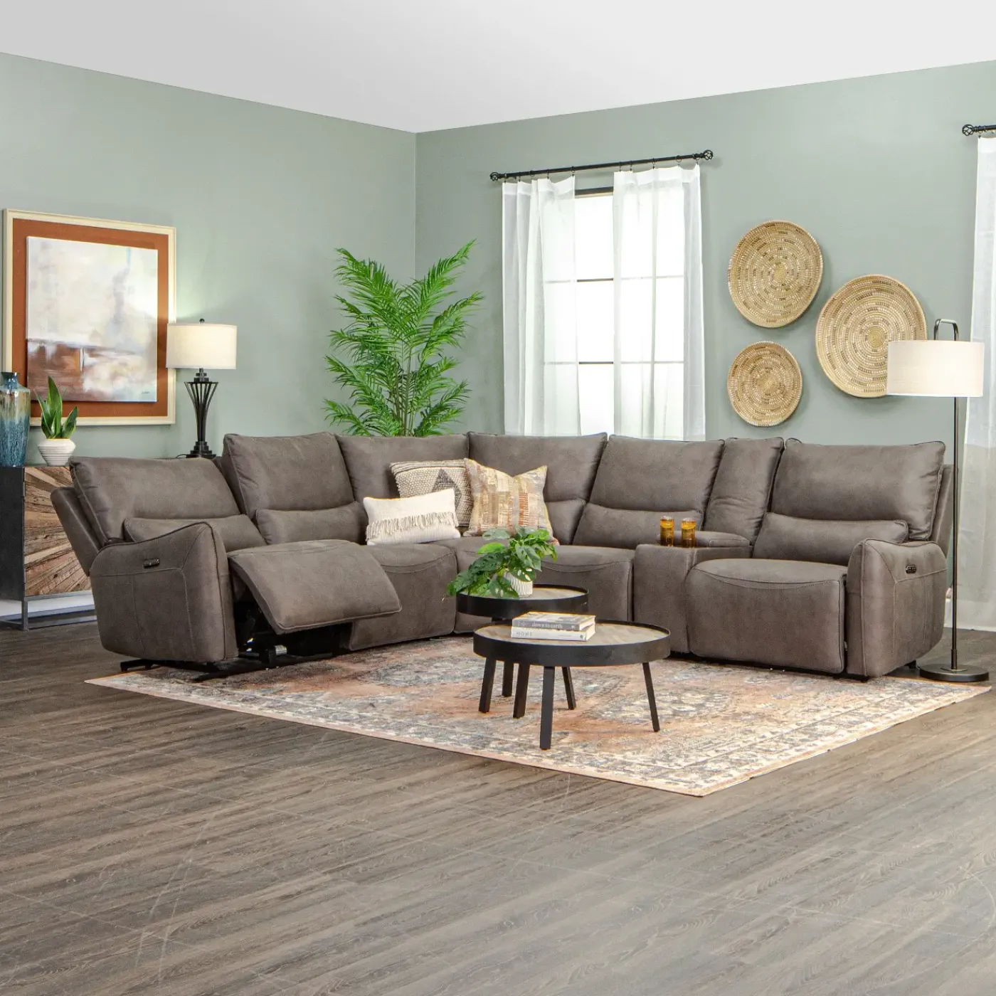 Sale Conway Power Reclining Sectional Living Room Sets|Sectionals