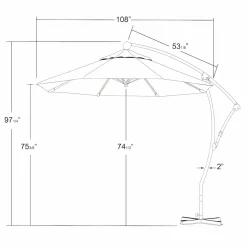 Online Coral Coast Cantilever Umbrella Outdoor Umbrellas