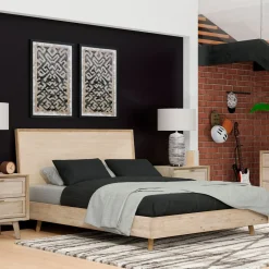 Online Crosby California King Panel Bed All Modern Living Items|King Beds