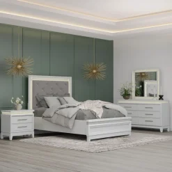 Clearance Danica Bedroom Set with LED Lights Bedroom Sets
