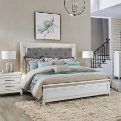 New Danica Eastern King Bed with Lights King Beds