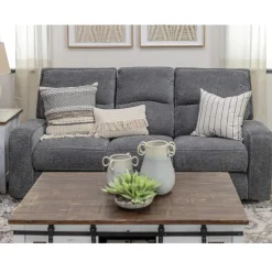 Clearance Dawson Reclining Living Room Gray Living Room Sets|Reclining Furniture