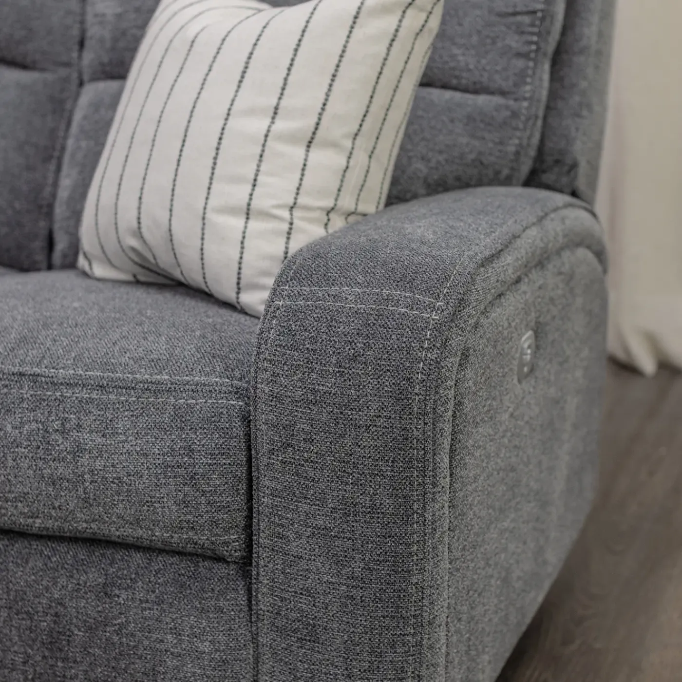 Clearance Dawson Reclining Living Room Gray Living Room Sets|Reclining Furniture