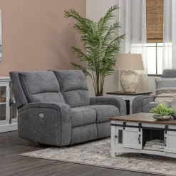 Clearance Dawson Reclining Living Room Gray Living Room Sets|Reclining Furniture