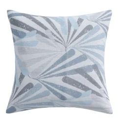 Outlet 20" Diamond Palm Gray Outdoor Pillow Outdoor Accent Tables & Decor