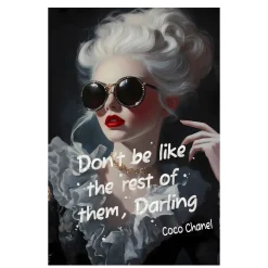 Discount Don't Be Like The Rest Of Them Wall Art Wall Art