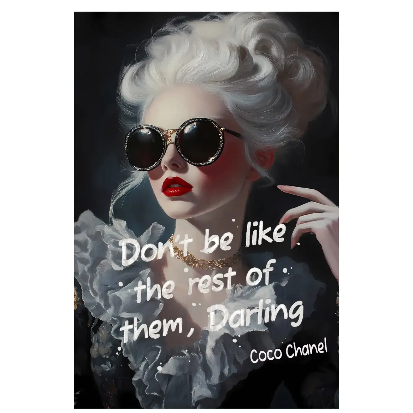Discount Don't Be Like The Rest Of Them Wall Art Wall Art