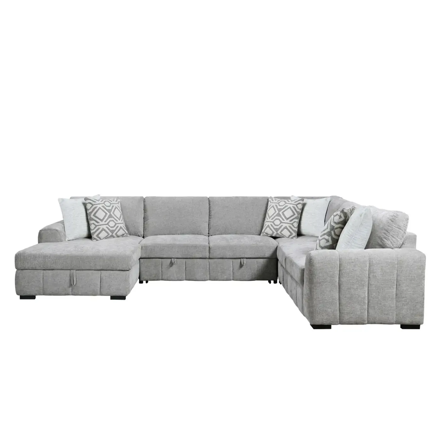 Online Dreamscape 4pc Sleeper Sectional with LAF Storage Chaise Living Room Sets|Sectionals