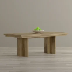 New Durian Expandable Trestle Dining Table Dining Tables